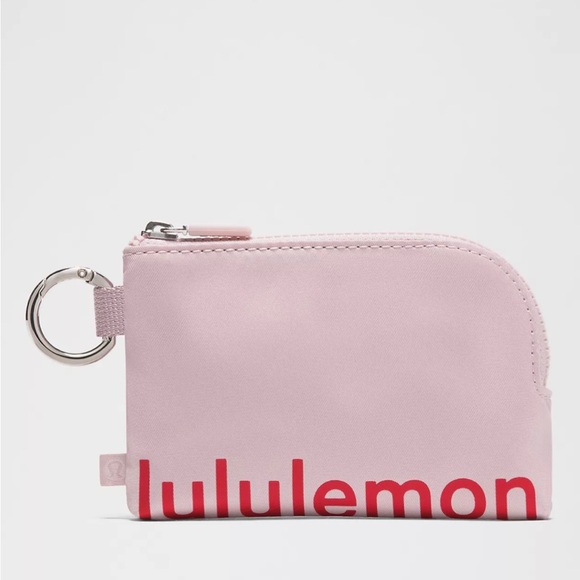lululemon athletica Handbags - Lululemon Athletica Pink Clippable Card Pouch
